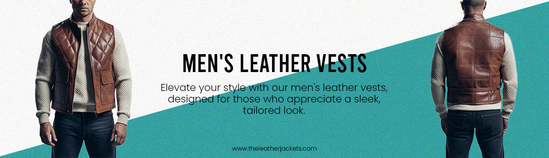 Men's Leather Vests