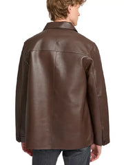 Men’s Premium Brown Leather Jacket
