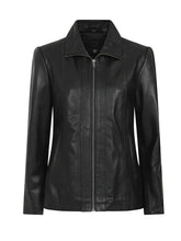 Black Shirt Style Genuine Leather Jacket