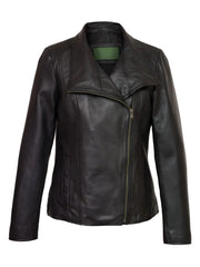 Lapel Slim Style Leather Jacket - The Leather Jackets