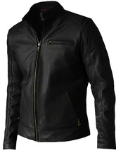 Black Biker Genuine Leather Jacket