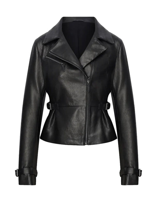 Black Casual Leather Jacket - The Leather Jackets