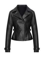 Black Casual Leather Jacket