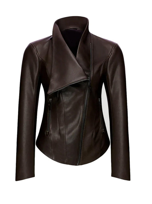Bitter Brown Genuine Leather Jacket - The Leather Jackets