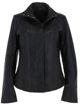 Lambskin Black Cafe Racer Leather Jacket