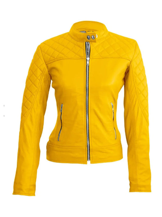 Quilted Leather Jacket - The Leather Jackets