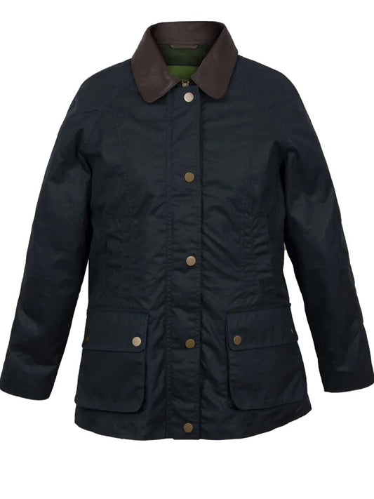 Blue Genuine Leather Long Coat - The Leather Jackets