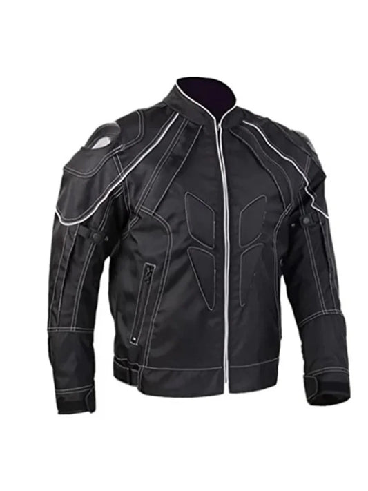 Motorcycle Black Vintage Genuine Leather Jacket