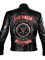 Five Finger Death Punch Leather Jacket
