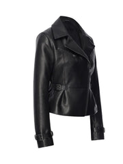Black Casual Leather Jacket