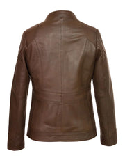 Brown Hooded Leather Jacket - The Leather Jackets