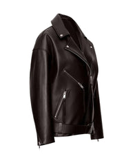 Black Biker Genuine Leather Jacket