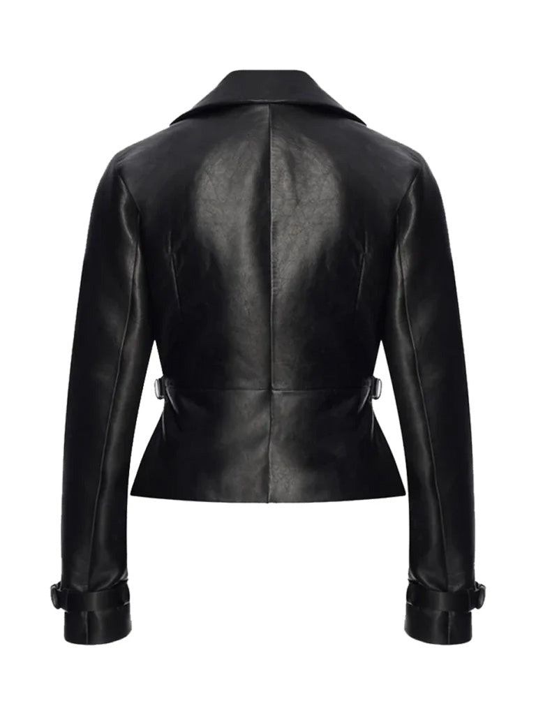 Black Casual Leather Jacket - The Leather Jackets