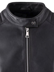 Quilted Biker Real Leather Jacket - The Leather Jackets