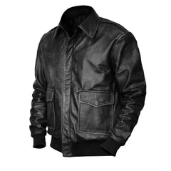 A2 Aviator Bomber Leather Jacket