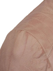 Pink Biker Leather Jacket - The Leather Jackets