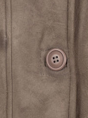 Brown Shearling Sheepskin Leather Jacket