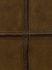 Shearling Suede Genuine Leather Jacket