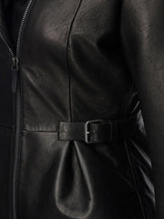 Black Casual Leather Jacket