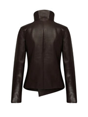 Brown Bitter Casual Leather Jacket - The Leather Jackets