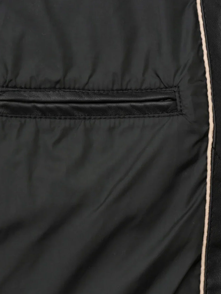 Black Quilted Leather Jacket - The Leather Jackets