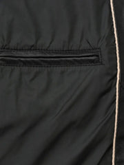 Black Quilted Leather Jacket