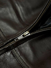 Dark Brown Premium Leather Jacket - The Leather Jackets