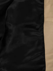 Black Biker Stand Collar Genuine Leather Jacket - The Leather Jackets