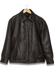 Dark Brown Premium Leather Jacket - The Leather Jackets