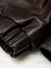 Dark Brown Premium Leather Jacket - The Leather Jackets
