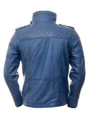 Blue Vintage Leather jacket