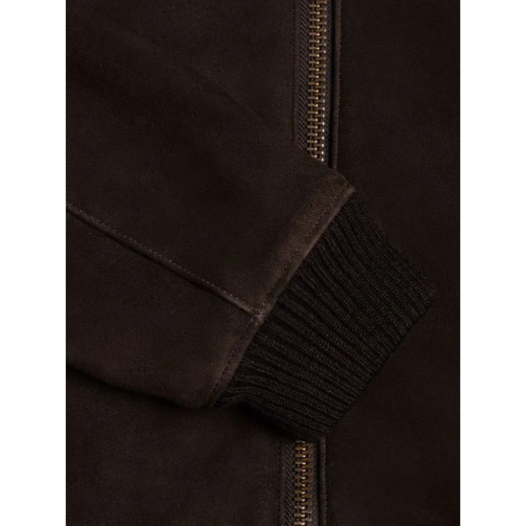 Suede Bomber Jacket - The Leather Jackets