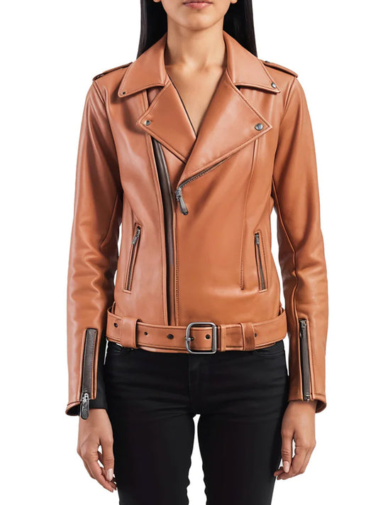 Faux Leather Jacket Women