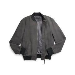 Suede Bomber Jacket - The Leather Jackets