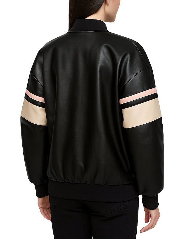 Leather Bomber Jacket Women