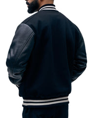 Men's Centineo The Perfect Date Black Varsity Jacket