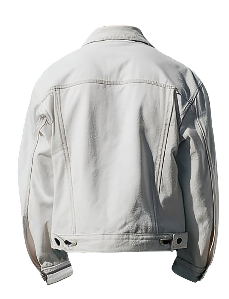Men's White Denim Jacket