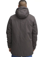 Men’s Hooded Winter Parka Jacket with Insulated Lining