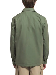 Men’s Olive Green Cotton Utility Jacket Lightweight Summer Wear