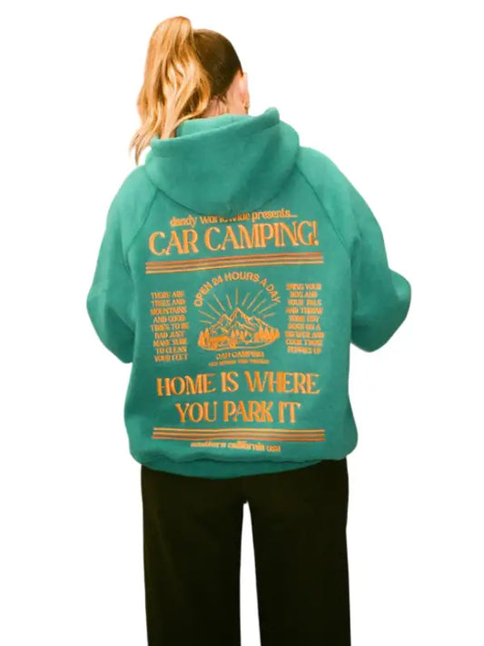 Dandy Worldwide Teal Graphic Hoodie – Unisex Premium Pullover