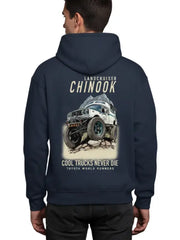 Land Cruiser Chinook Graphic Hoodie | Off-Road 4x4 Adventure Sweatshirt