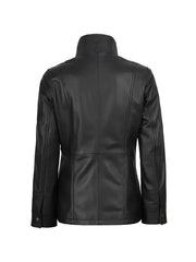 Acne Studios Demi Lovato Black Leather Jacket