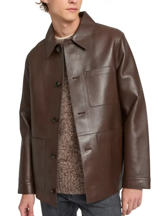 Premium Brown Leather Jacket
