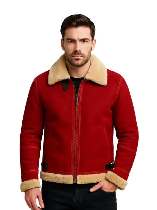Ryan Reynolds Spirited Red Leather Jacket - The Leather Jackets