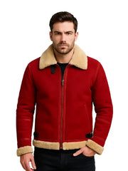 Ryan Reynolds Spirited Red Leather Jacket