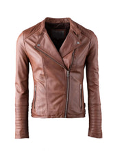Brown Biker Genuine Leather Jacket
