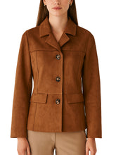Womens Brown Suede Leather Jacket