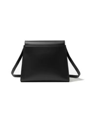 Women's Tan Leather Structured Shoulder Bag – Minimalist Crossbody Purse