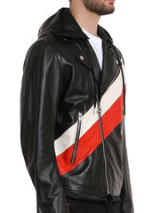 13 Reasons Why Season 4 Zach Dempsey Black Leather Jacket