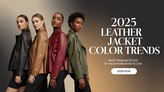 Top 2025 Leather Jacket Color Trends – The Ultimate Guide by TheLeatherJackets.com